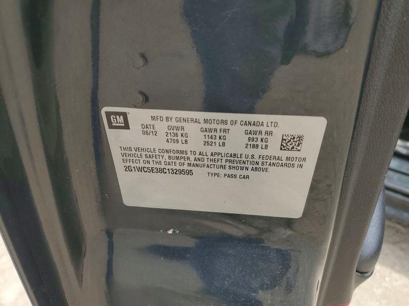 Продаж на аукціоні авто 2012 Chevrolet Impala, vin: 2G1WC5E38C1329595, номер лоту: 62063666