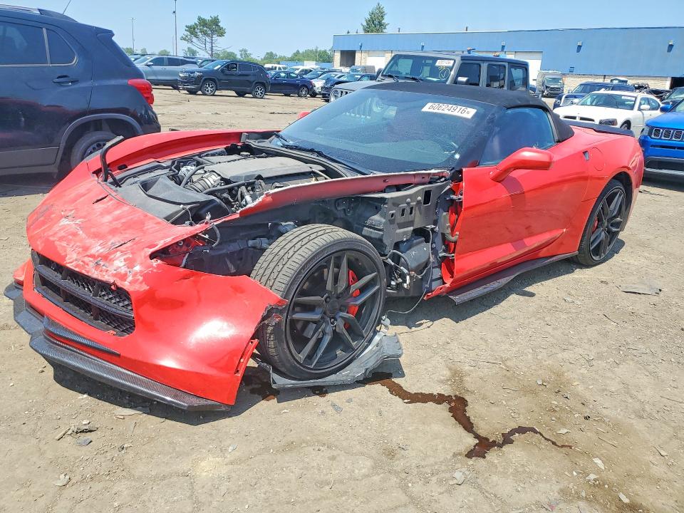 2015 Chevrolet Corvette მანქანა იყიდება აუქციონზე, vin: 1G1YB3D75F5110939, აუქციონის ნომერი: 60624916