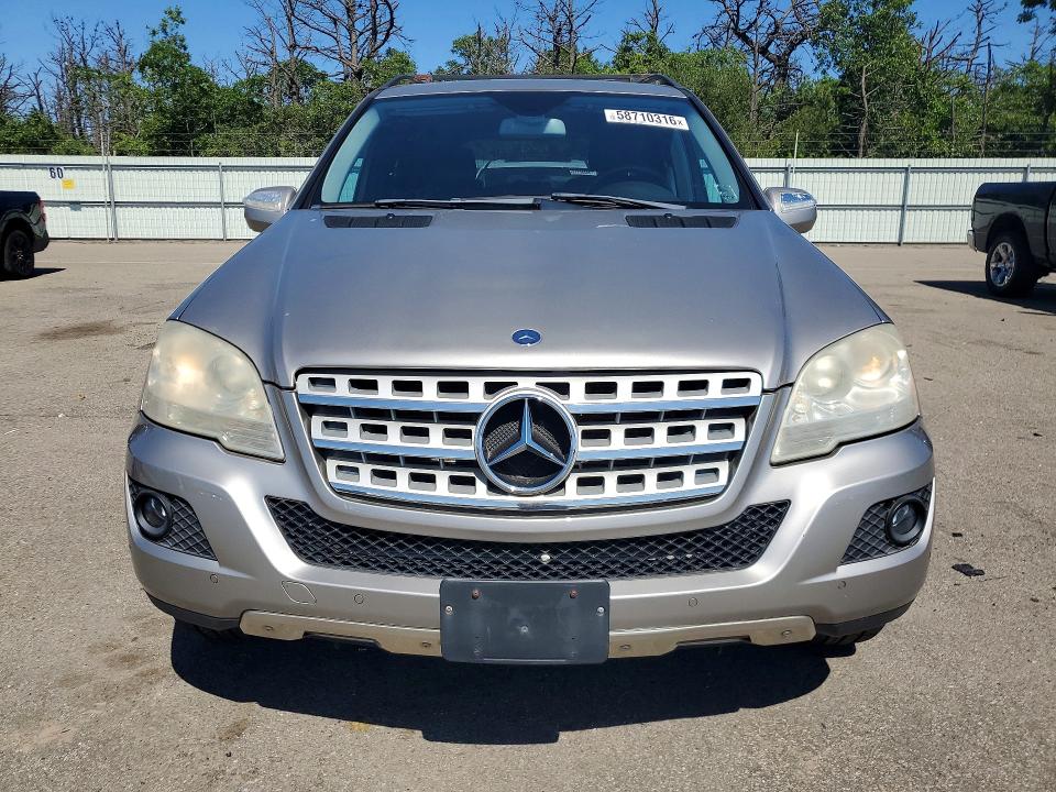 2009 Mercedes-benz Ml მანქანა იყიდება აუქციონზე, vin: 4JGBB86E29A488343, აუქციონის ნომერი: 58710316