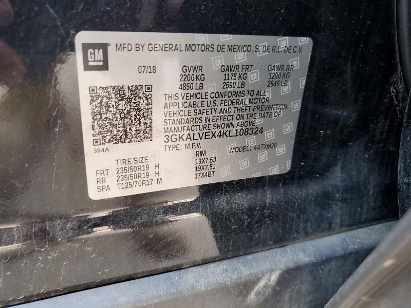 Продажа на аукционе авто 2019 Gmc Terrain, vin: 3GKALVEX4KL108324, номер лота: 60943216