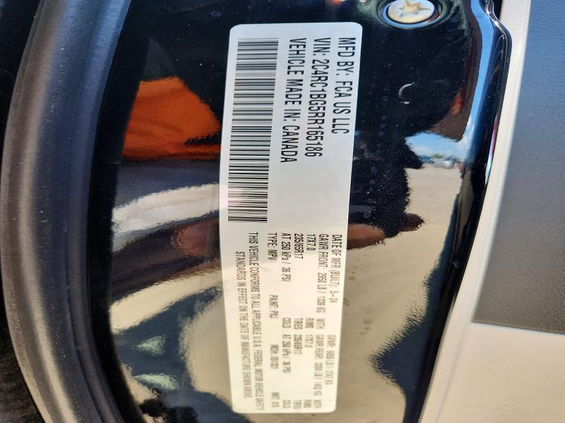 60300626 :رقم المزاد ، 2C4RC1BG5RR165186 vin ، 2024 Chrysler Pacifica مزاد بيع