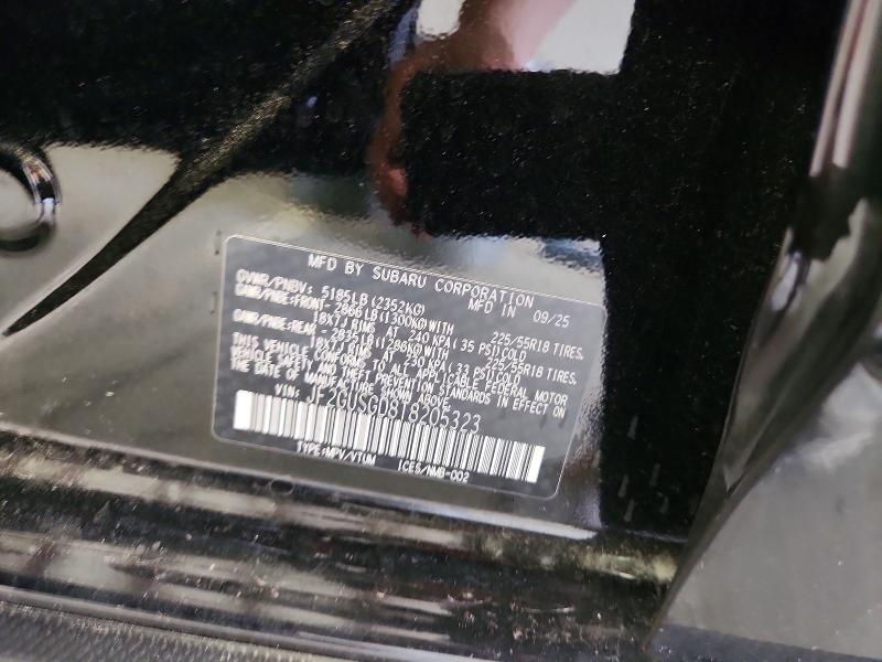 60029536 :رقم المزاد ، JF2GUSGD8T8205323 vin ، 2026 Subaru Crosstrek مزاد بيع
