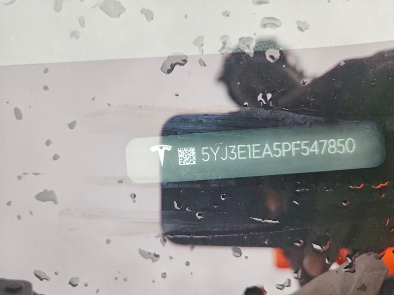 Продаж на аукціоні авто 2023 Tesla Model 3, vin: 5YJ3E1EA5PF547850, номер лоту: 62008896