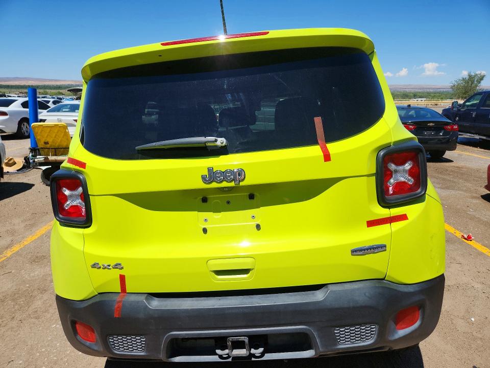Продажа на аукционе авто 2018 Jeep Renegade, vin: ZACCJBBB7JPH41018, номер лота: 62493606