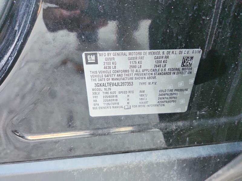 Продаж на аукціоні авто 2018 Gmc Terrain, vin: 3GKALTEV4JL287353, номер лоту: 63315456