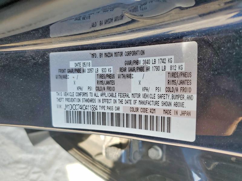2019 Mazda Cx-3 მანქანა იყიდება აუქციონზე, vin: JM1DKDC74K0411884, აუქციონის ნომერი: 62041816