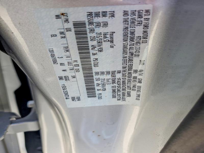 58161516 :رقم المزاد ، 1FADP3F24EL351738 vin ، 2014 Ford Focus مزاد بيع