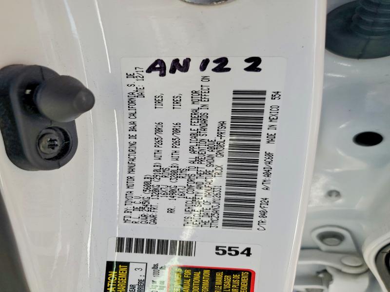 2018 Toyota Tacoma მანქანა იყიდება აუქციონზე, vin: 3TMCZ5AN3JM126331, აუქციონის ნომერი: 60249956