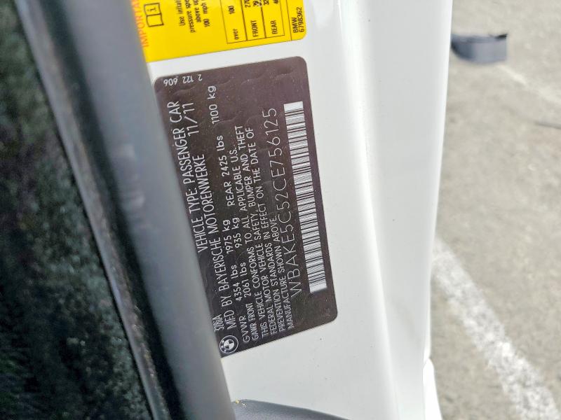 Продажа на аукционе авто 2012 Bmw 328, vin: WBAKE5C52CE756125, номер лота: 58326206