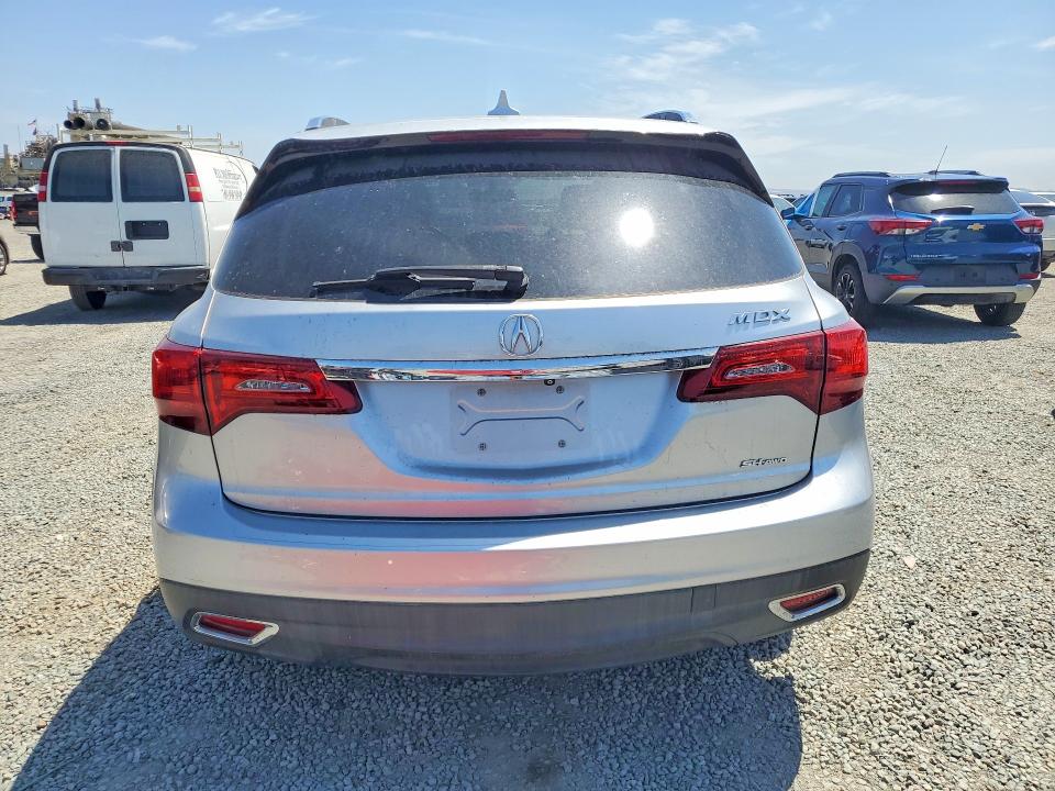 62624466 :رقم المزاد ، 5FRYD4H29EB025376 vin ، 2014 Acura Mdx مزاد بيع