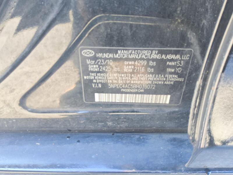 Продажа на аукционе авто 2011 Hyundai Sonata, vin: 5NPEC4AC5BH039072, номер лота: 61541816