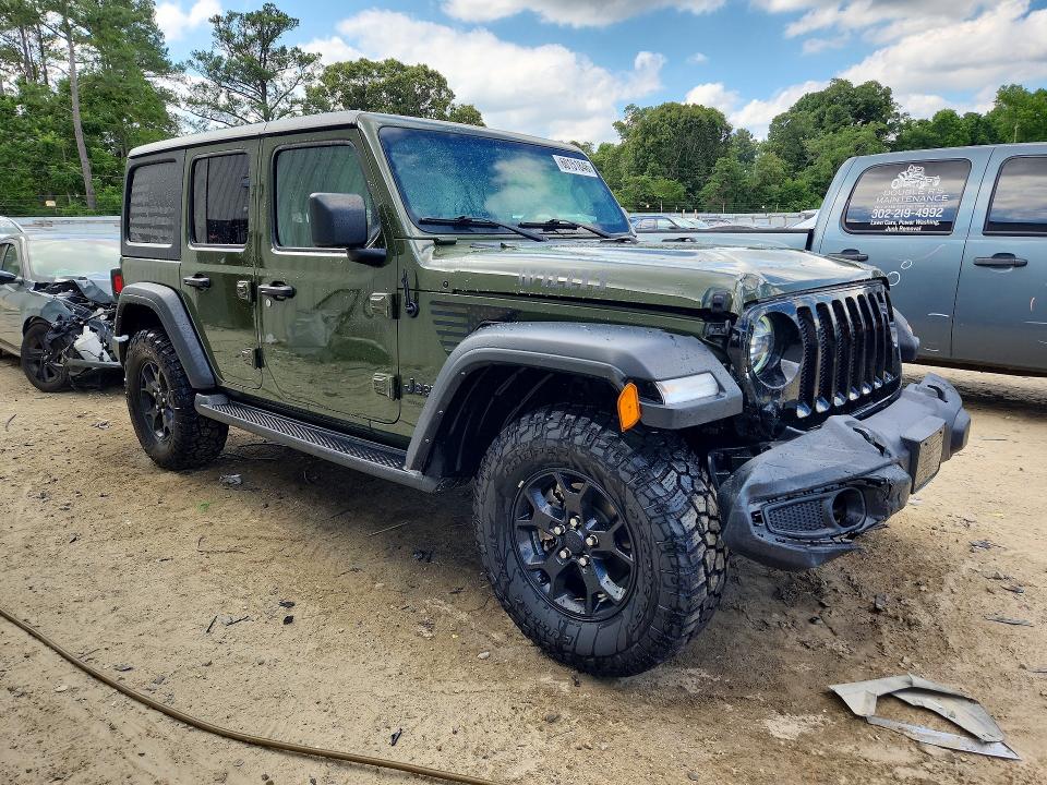 60151846 :رقم المزاد ، 1C4HJXDG0MW753255 vin ، 2021 Jeep Wrangler Unlimited مزاد بيع