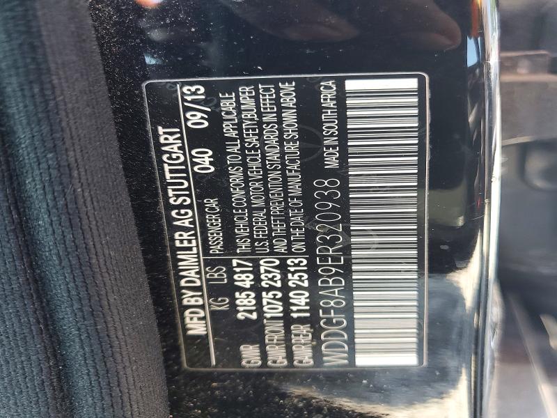 62245076 :رقم المزاد ، WDDGF8AB9ER320938 vin ، 2014 Mercedes-benz C مزاد بيع