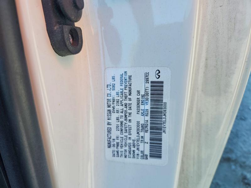 62453636 :رقم المزاد ، JN1EV7EL0JM393000 vin ، 2018 Infiniti Q60 مزاد بيع