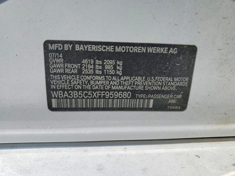Продажа на аукционе авто 2015 Bmw 328, vin: WBA3B5C5XFF959680, номер лота: 61842316