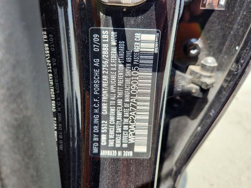 61731636 :رقم المزاد ، WP0AC2A77AL090105 vin ، 2010 Porsche Panamera مزاد بيع