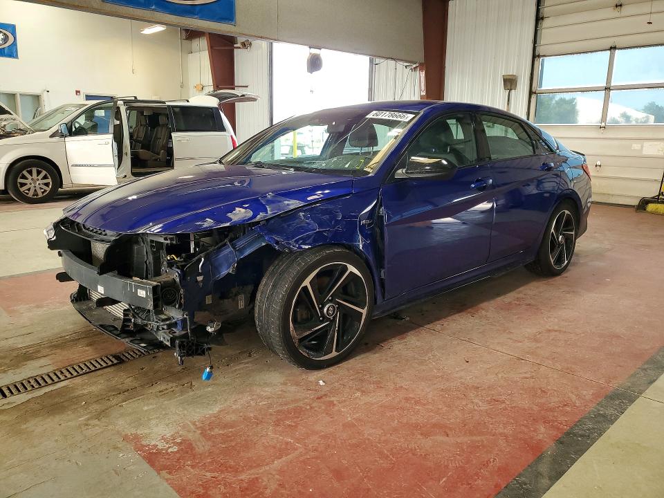 2023 Hyundai Elantra მანქანა იყიდება აუქციონზე, vin: KMHLR4AF7PU578365, აუქციონის ნომერი: 60178666