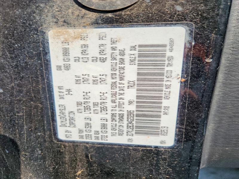 61088866 :رقم المزاد ، 3D7KU28C04G232905 vin ، 2004 Dodge Ram 2500 مزاد بيع