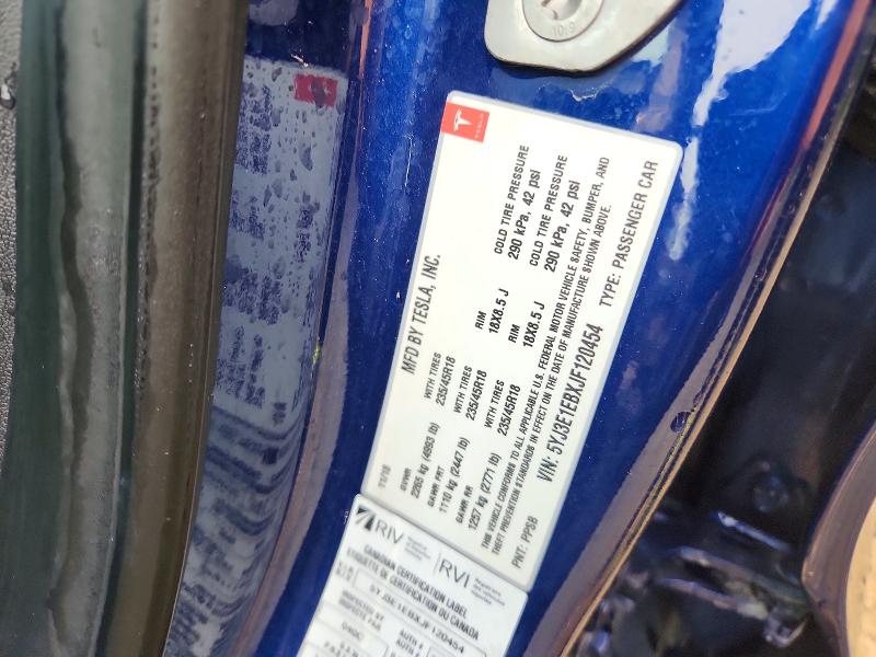 61728226 :رقم المزاد ، 5YJ3E1EBXJF120454 vin ، 2018 Tesla Model 3 مزاد بيع