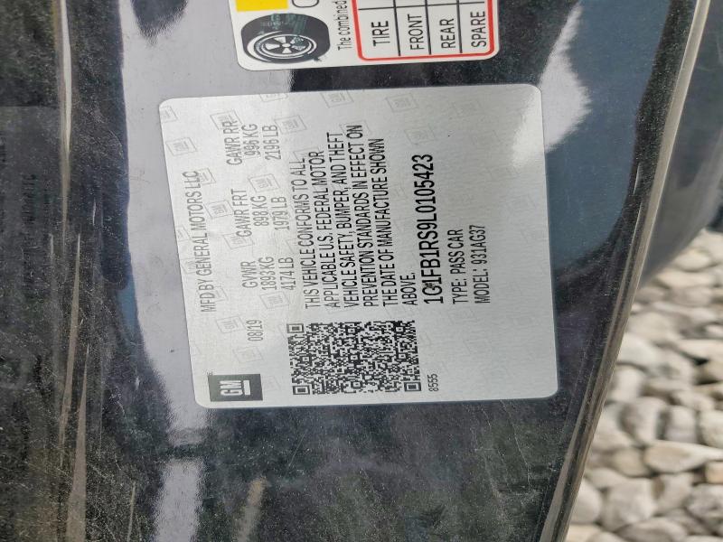 Aukcja sprzedaży 2020 Chevrolet Camaro, vin: 1G1FB1RS9L0105423, numer aukcji: 60968846