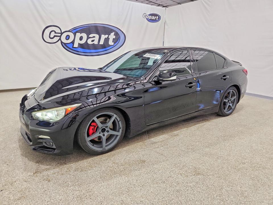 Продажа на аукционе авто 2014 Infiniti Q50, vin: JN1BV7AP0EM671010, номер лота: 62358996