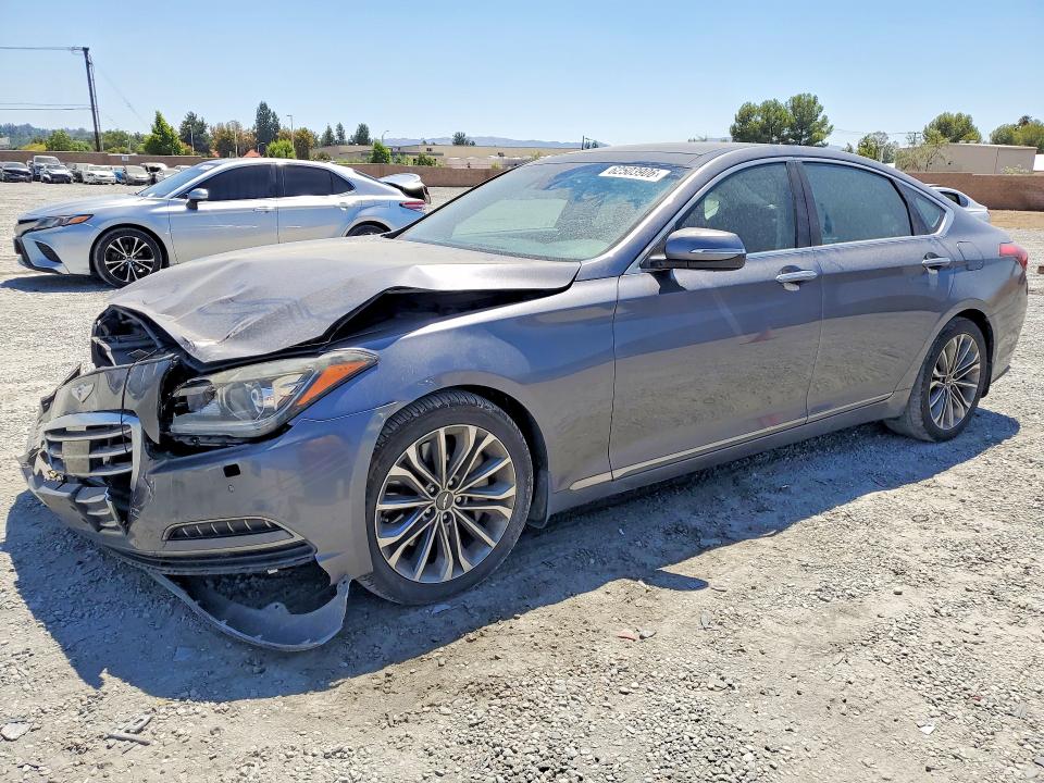 2015 Hyundai Genesis მანქანა იყიდება აუქციონზე, vin: KMHGN4JE4FU070308, აუქციონის ნომერი: 62503906