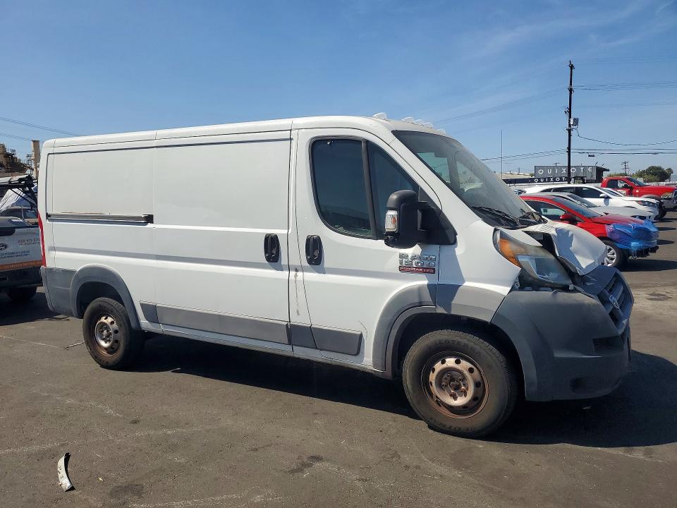 62115126 :رقم المزاد ، 3C6TRVAGXGE105438 vin ، 2016 Ram Promaster 1500 مزاد بيع