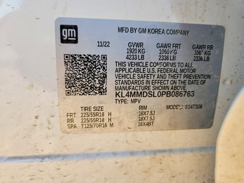 62475456 :رقم المزاد ، KL4MMDSL0PB086763 vin ، 2023 Buick Encore Gx مزاد بيع