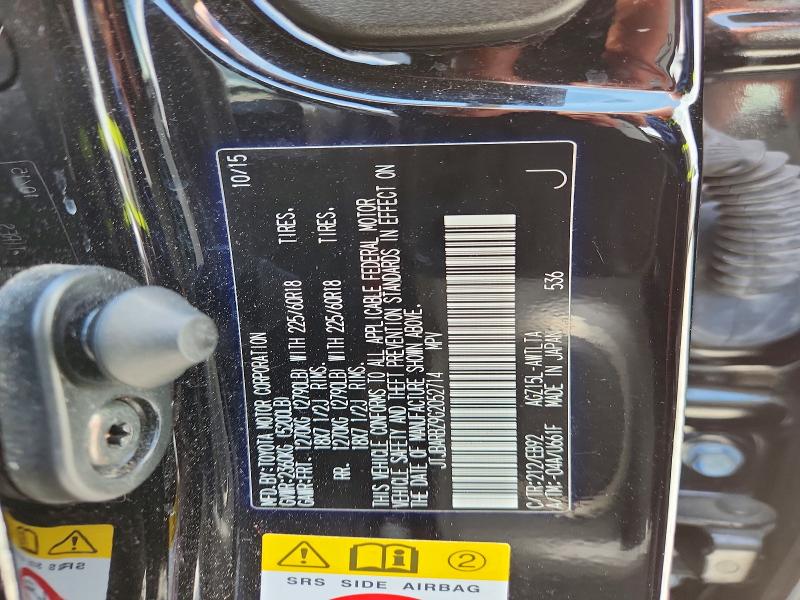 Aukcja sprzedaży 2016 Lexus Nx 200t, vin: JTJBARBZ9G2052714, numer aukcji: 60775426