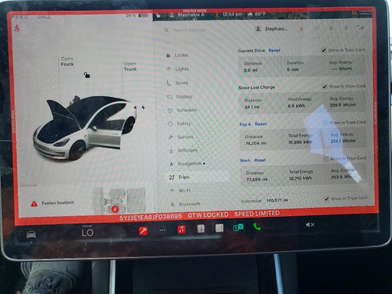 Продаж на аукціоні авто 2018 Tesla Model 3, vin: 5YJ3E1EA6JF038695, номер лоту: 60199676