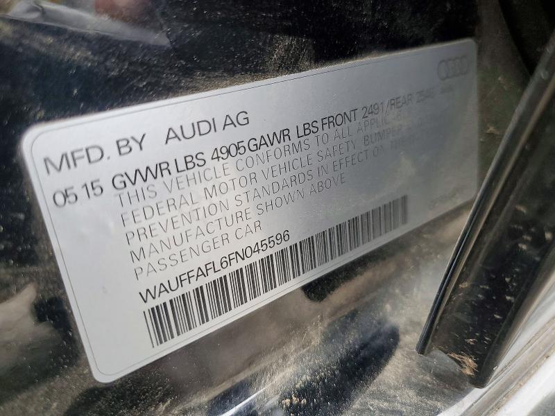 Aukcja sprzedaży 2015 Audi A4, vin: WAUFFAFL6FN045596, numer aukcji: 59876576