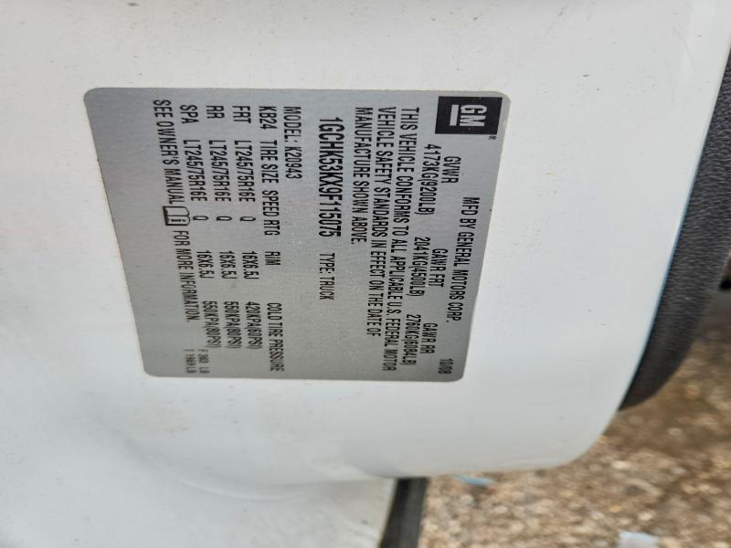 2009 Chevrolet Silverado მანქანა იყიდება აუქციონზე, vin: 1GCHK53KX9F115075, აუქციონის ნომერი: 59853656