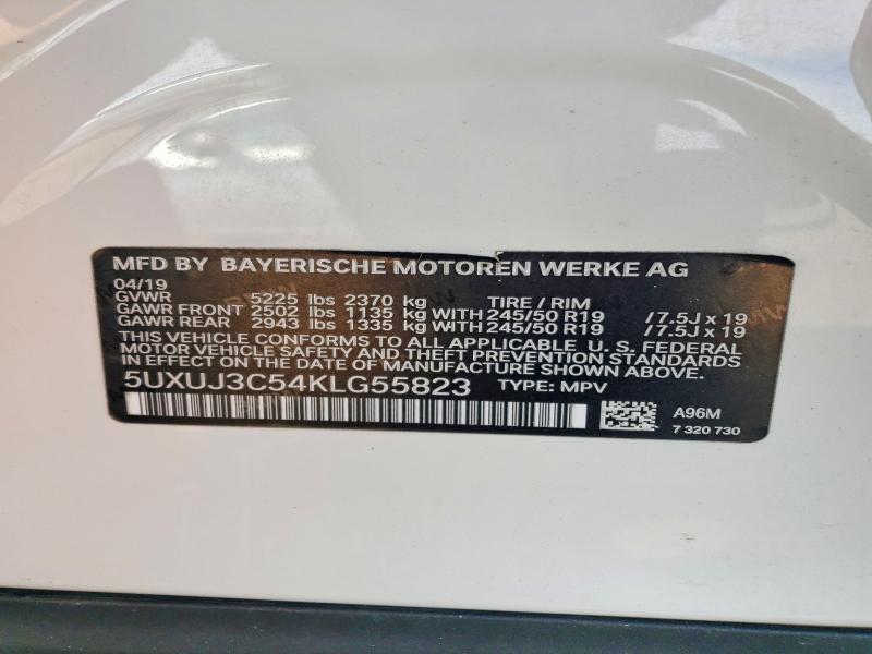 Продаж на аукціоні авто 2019 Bmw X4, vin: 5UXUJ3C54KLG55823, номер лоту: 60268066