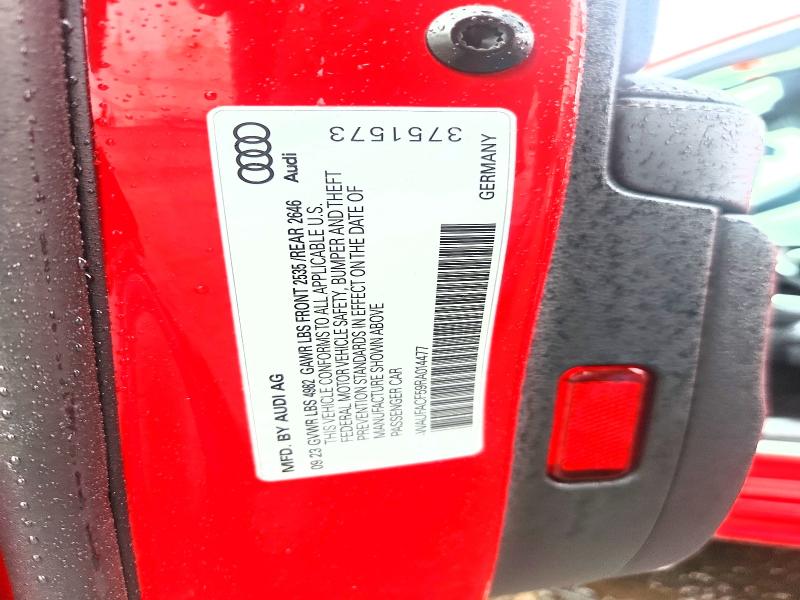 59853196 :رقم المزاد ، WAUFACF59RA014477 vin ، 2024 Audi A5 مزاد بيع