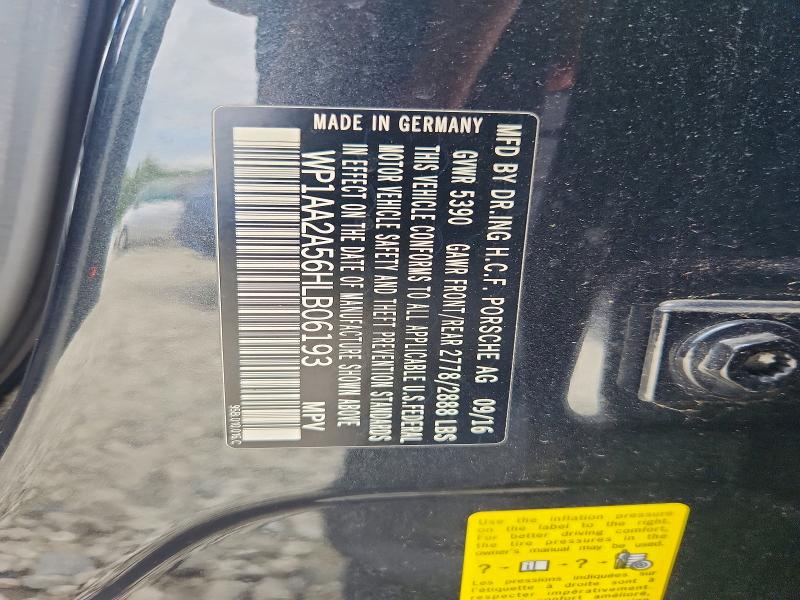 63408206 :رقم المزاد ، WP1AA2A56HLB06193 vin ، 2017 Porsche Macan مزاد بيع