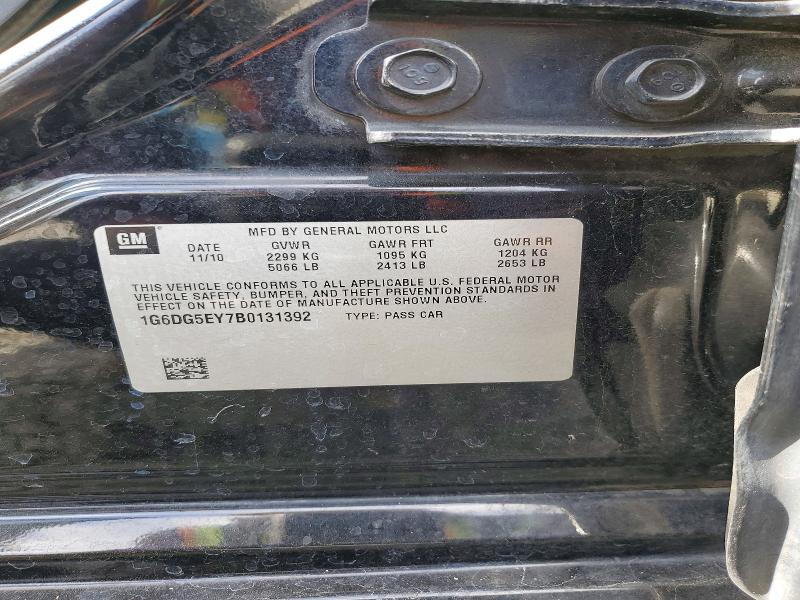 Aukcja sprzedaży 2011 Cadillac Cts, vin: 1G6DG5EY7B0131392, numer aukcji: 85609555