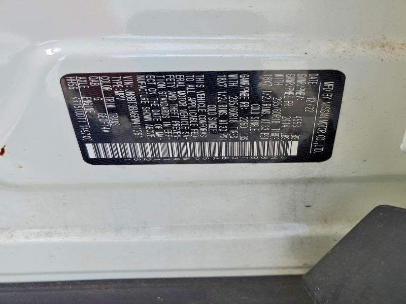 Aukcja sprzedaży 2023 Nissan Rogue, vin: JN8BT3BA6PW411261, numer aukcji: 63191326