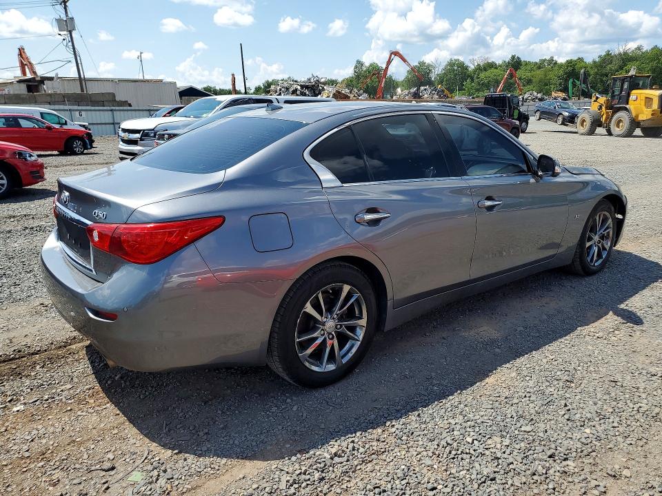 62927846 :رقم المزاد ، JN1BV7AR3FM423272 vin ، 2015 Infiniti Q50 مزاد بيع