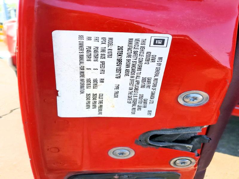 59712836 :رقم المزاد ، 2GTEK19R5V1557179 vin ، 1997 Gmc Sierra مزاد بيع