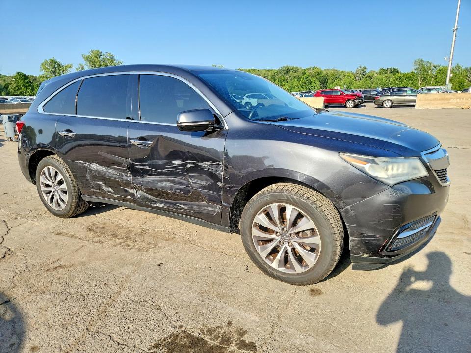 85791185 :رقم المزاد ، 5FRYD4H48EB017657 vin ، 2014 Acura Mdx مزاد بيع