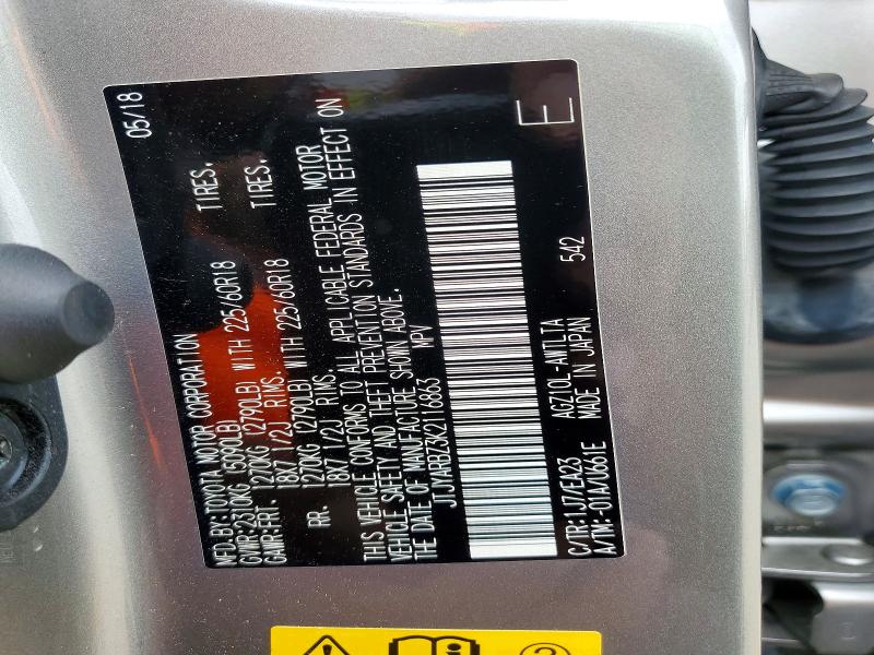 Aukcja sprzedaży 2019 Lexus Nx 300, vin: JTJYARBZ3K2116863, numer aukcji: 61146216