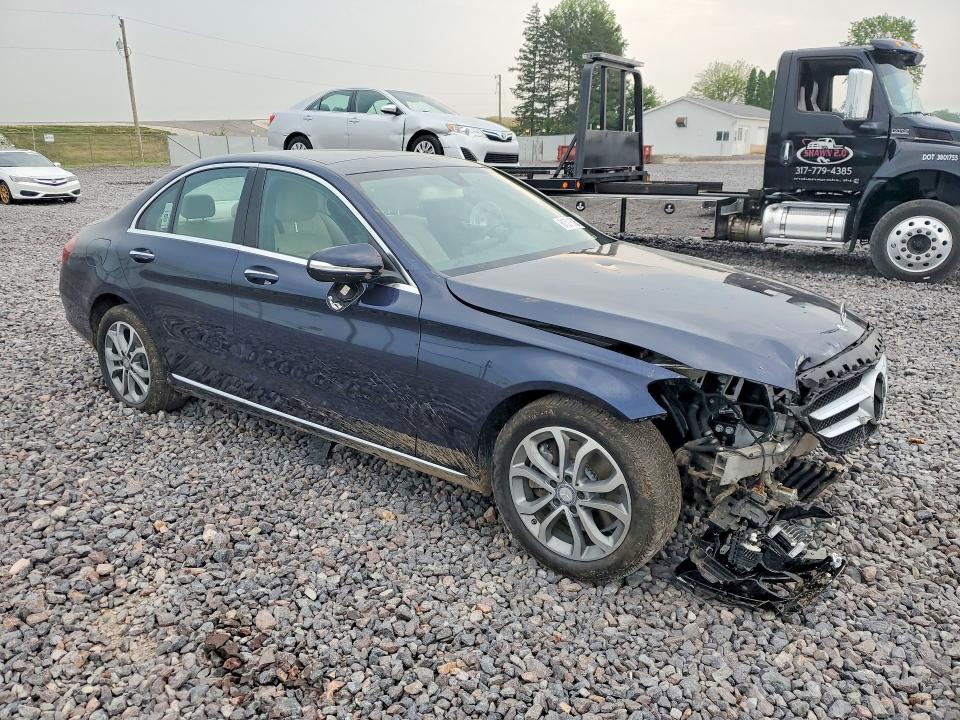 2015 Mercedes-benz C მანქანა იყიდება აუქციონზე, vin: 55SWF4KB5FU078989, აუქციონის ნომერი: 61501336