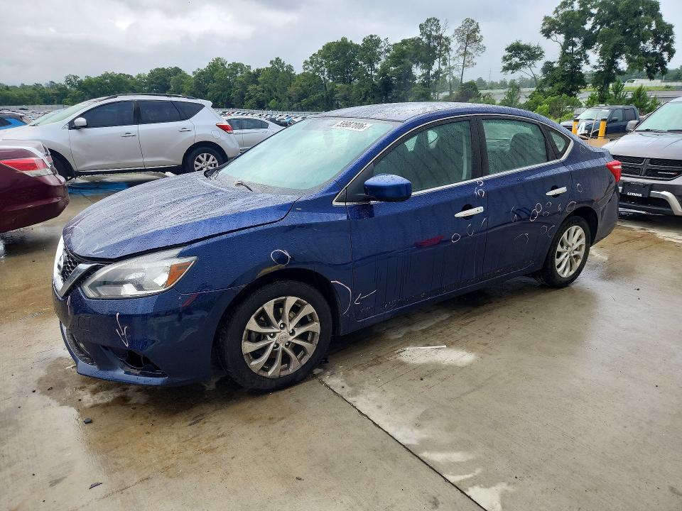 59987806 :رقم المزاد ، 3N1AB7AP9KY434738 vin ، 2019 Nissan Sentra مزاد بيع