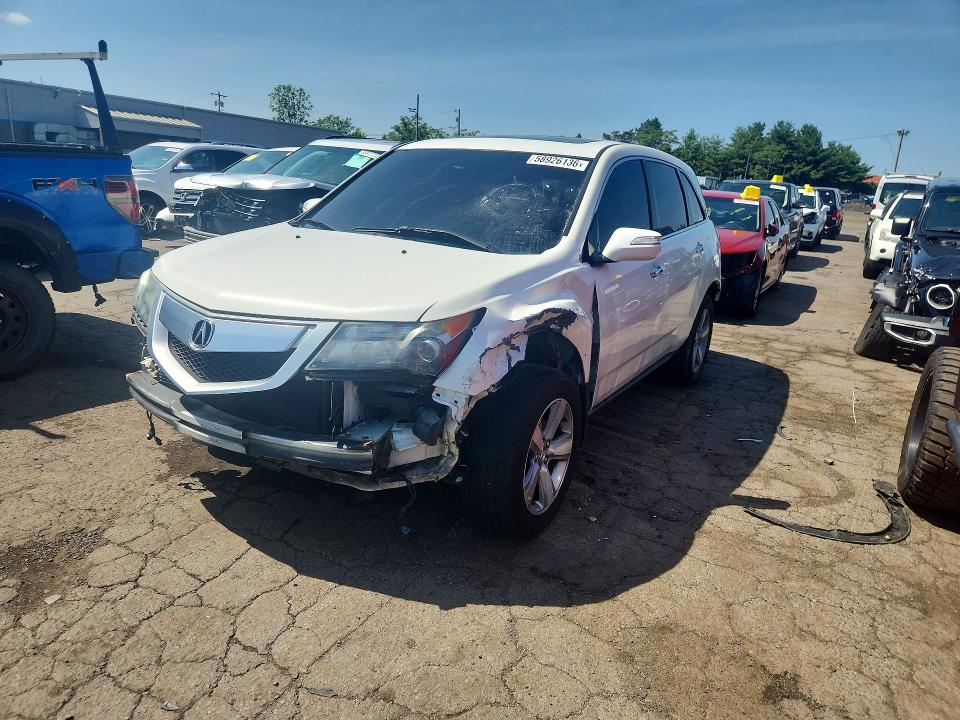 2012 Acura Mdx მანქანა იყიდება აუქციონზე, vin: 2HNYD2H29CH550557, აუქციონის ნომერი: 58926136