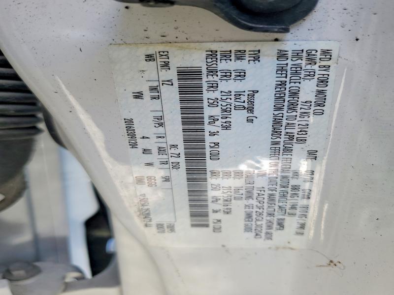 2016 Ford Focus მანქანა იყიდება აუქციონზე, vin: 1FADP3F26GL302043, აუქციონის ნომერი: 59810976