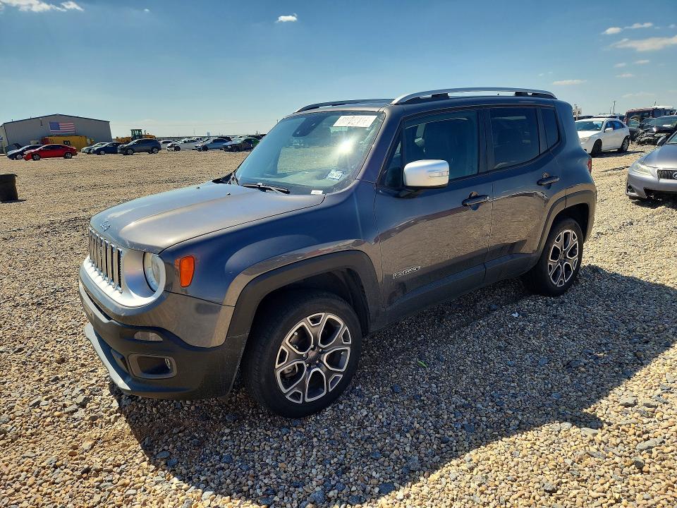 Продаж на аукціоні авто 2016 Jeep Renegade, vin: ZACCJBDT2GPE12757, номер лоту: 60039116
