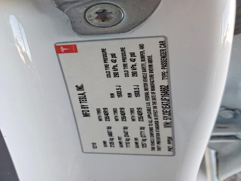 2018 Tesla Model 3 მანქანა იყიდება აუქციონზე, vin: 5YJ3E1EA7JF164662, აუქციონის ნომერი: 60363166