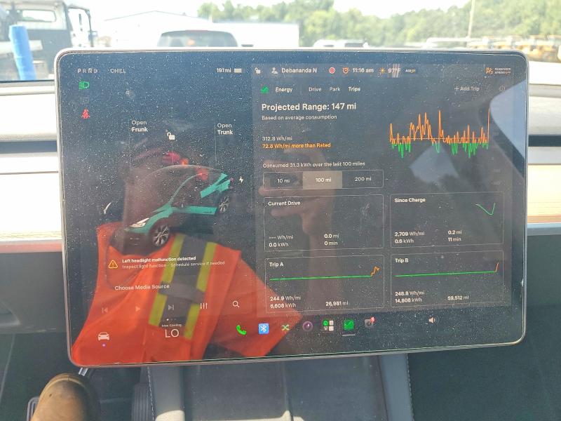 2023 Tesla Model Y მანქანა იყიდება აუქციონზე, vin: 7SAYGDEEXPA176477, აუქციონის ნომერი: 60562106