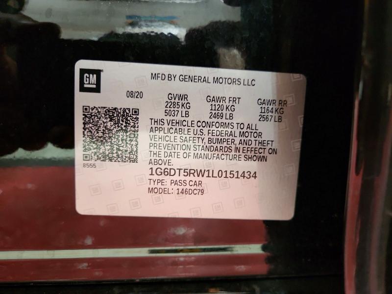 Продажа на аукционе авто 2020 Cadillac Ct5, vin: 1G6DT5RW1L0151434, номер лота: 61526256