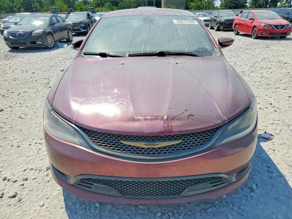 59670386 :رقم المزاد ، 1C3CCCBG9FN518155 vin ، 2015 Chrysler 200 مزاد بيع